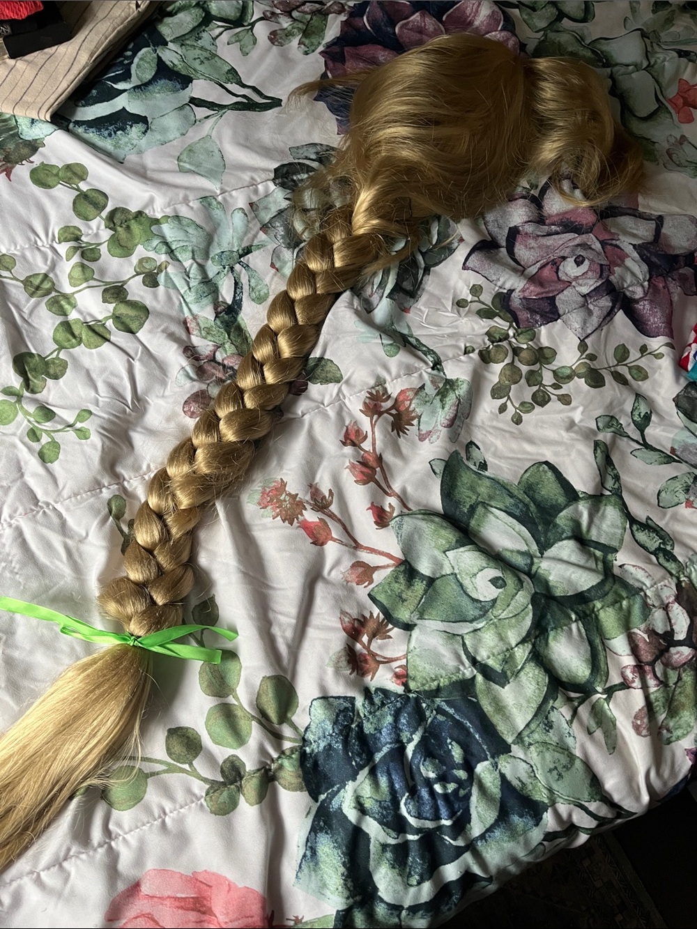 Blonde Rapunzel Braided Cosplay Wig